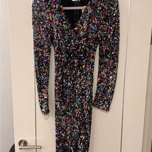Multicolor Sequin Dress